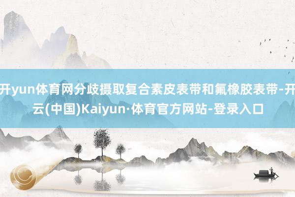 开yun体育网分歧摄取复合素皮表带和氟橡胶表带-开云(中国)Kaiyun·体育官方网站-登录入口