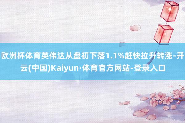欧洲杯体育英伟达从盘初下落1.1%赶快拉升转涨-开云(中国)Kaiyun·体育官方网站-登录入口